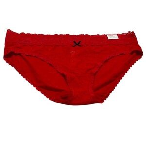 Cacique Red Stretch Lace Hipster Panty